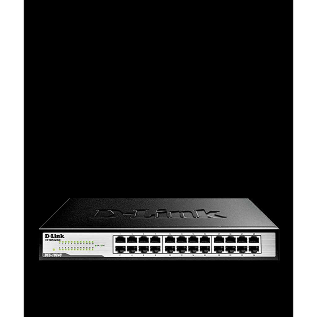 Switch Hub D-Link DLink 24 port DES 1024D