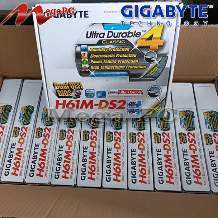 Paket Mainboard LGA 1155 H61 DDR3 + Proci Core i5 3470 Garansi 1 Tahun