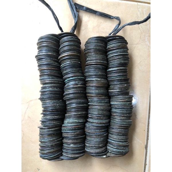 Uang Bolong Asli kuno Tartar 300 Keping