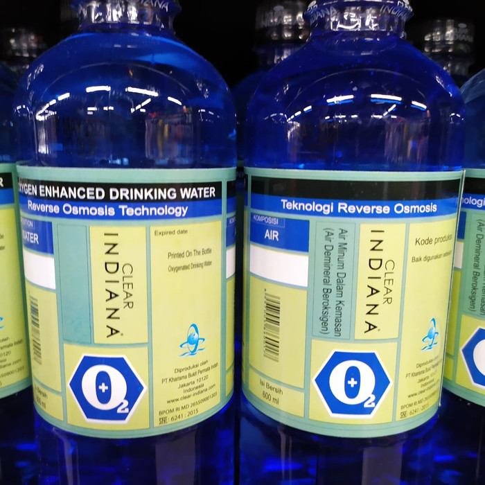 

Clear Indiana Hexagonal Water Bottle 600ml
