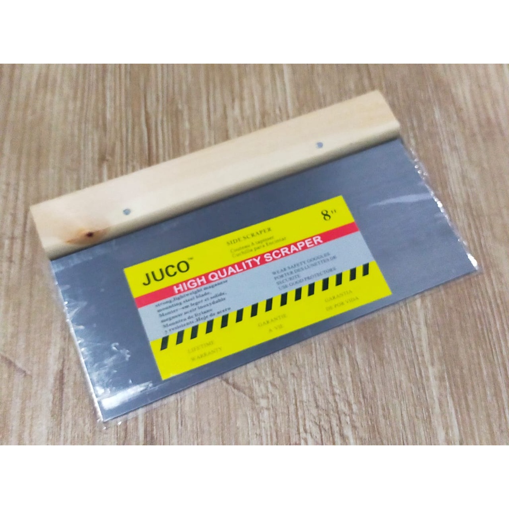 Kape Gypsum 8 Inch Scraper Kape Dempul Gagang Kayu Juco