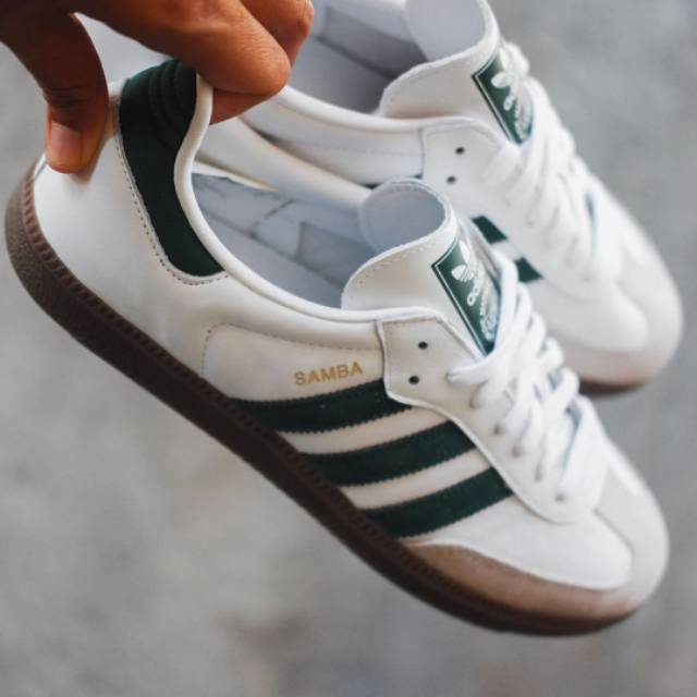 ADIDAS SAMBA OGE WHITE GREEN ORIGINAL VIETNAM