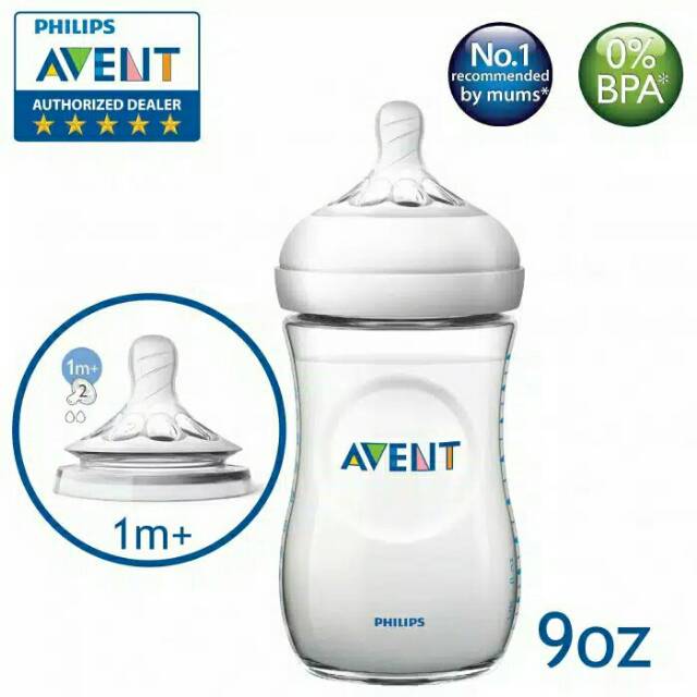 Botol Susu Philips Avent Natural 260 ml Asli Philip