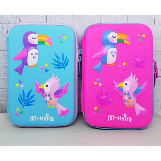 

Tempat Pensil Smiggle Lookalike EVA Hardcase Birds Life Waterproof