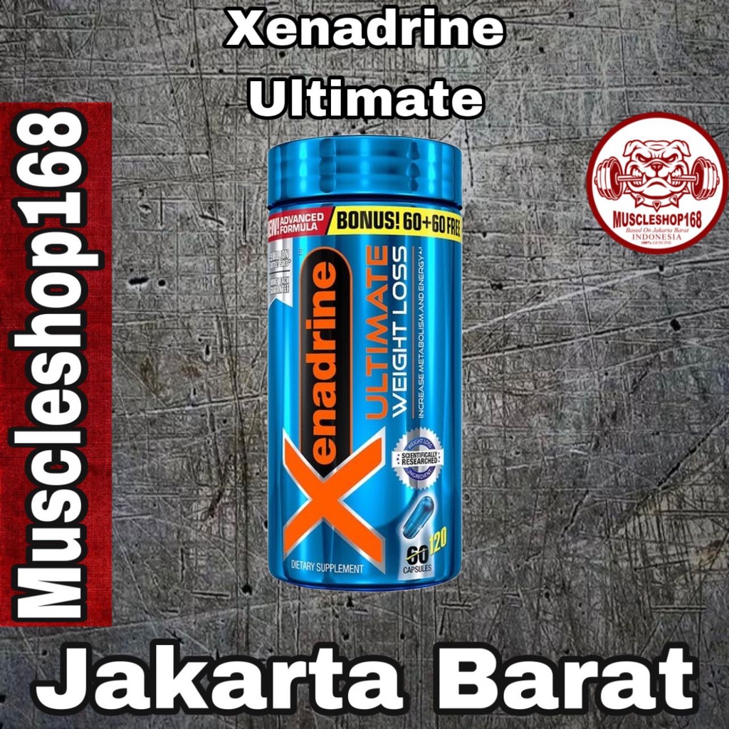 Xenadrine Ultimate 120 caps Fatburner Pembakar Lemak Suplemen Diet