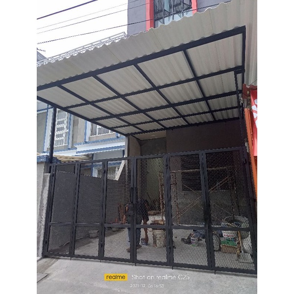 CANOPI CARPORT RUMAH MURAH ATAP ALDERON
