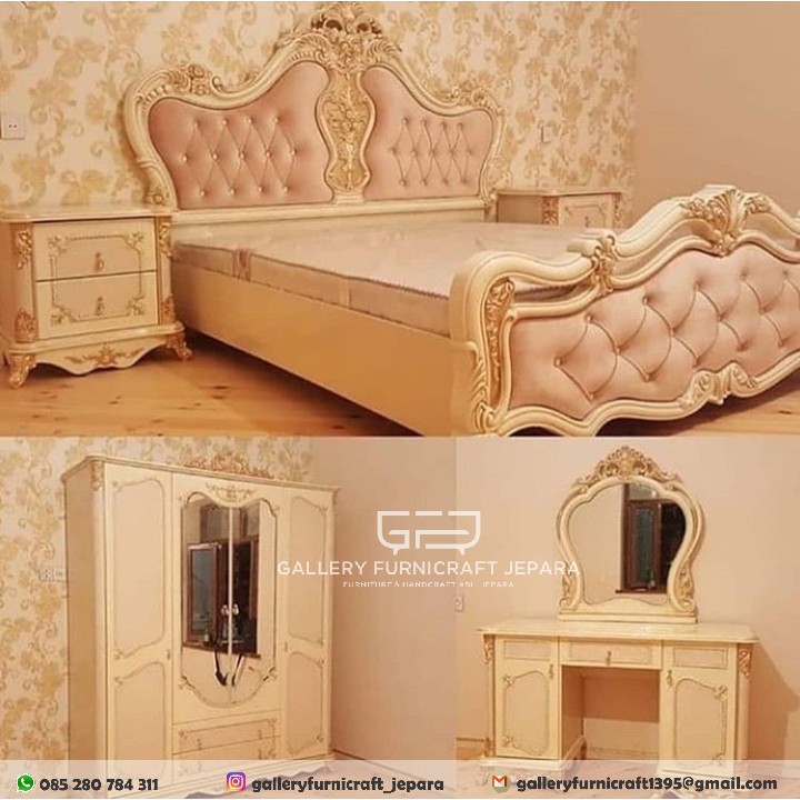 Kamar Set Dipan Nakas Meja Rias Lemari 4 Pintu