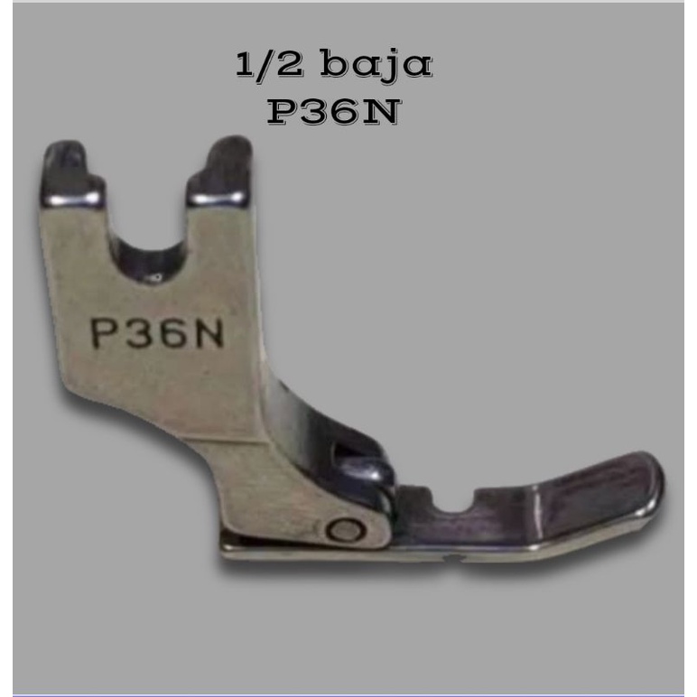 Sepatu Sleting P36LN/P36N 1/2 baja mesin jahit high speed industri