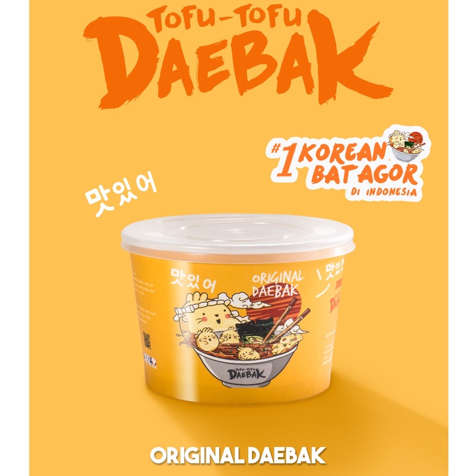 

TOFU DAEBAKTERMURAH TOFU TOFU DAEBAK INSTAN KOREAN FOOD VARIAN ORIGINAL