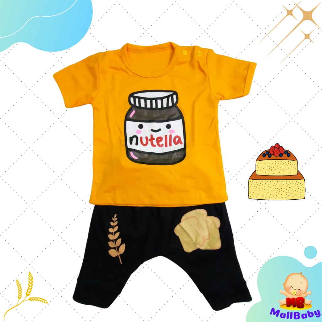 Baju Bayi Laki Laki 6-12 Bulan Setelan Bayi Laki Laki 1 Tahun Chocolate