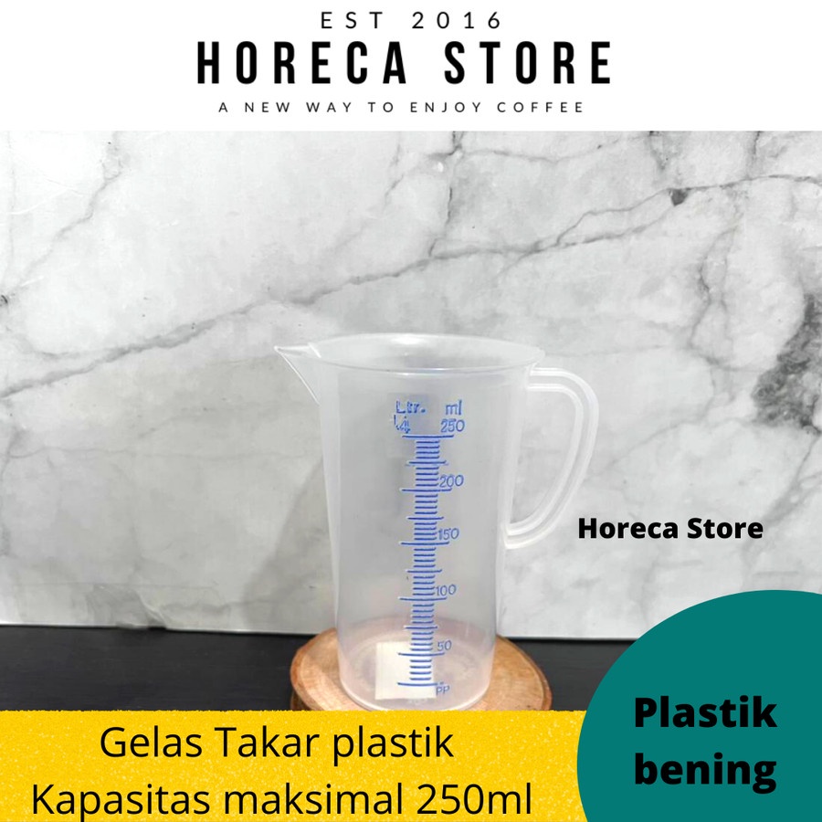 Jual Gelas Takar Plastik Bpa Free 250ml Bening Gelas Ukur Transparant Shopee Indonesia 0677