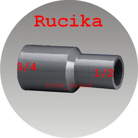 Socket reducer pvc 3/4&quot; x 1/2&quot; rucika