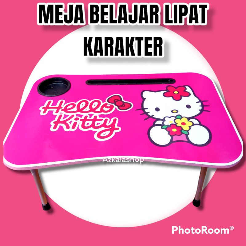 meja belajar lipat karakter / meja belajar lipat / meja belajar lipat anak anak / meja anak anak