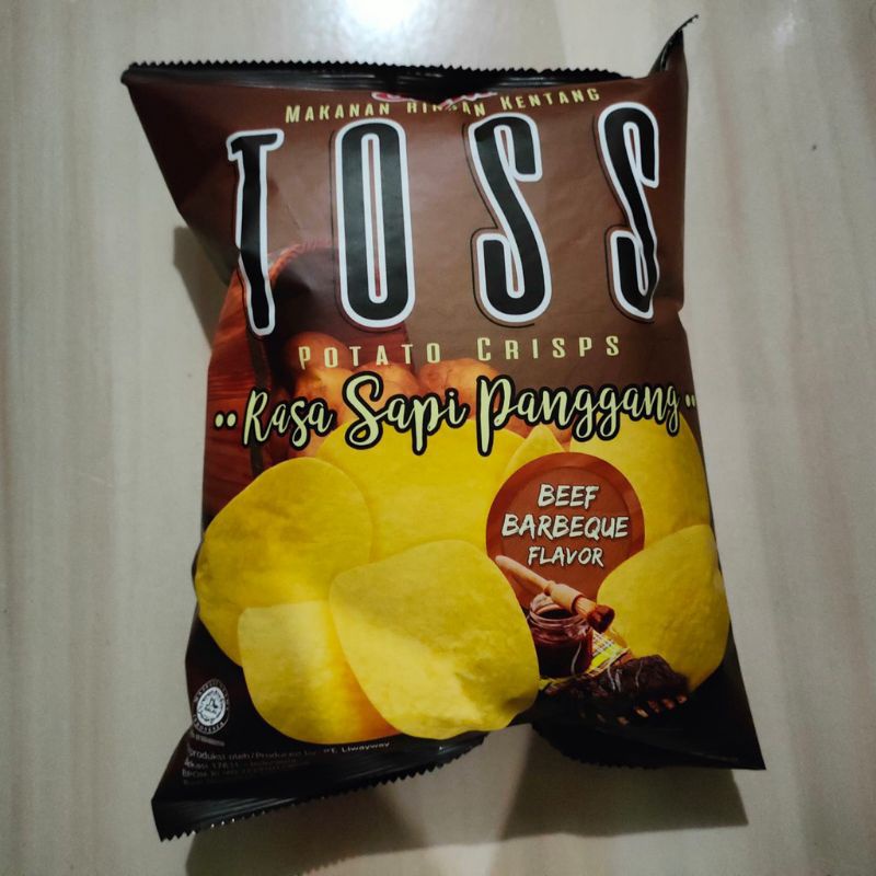Oishi Toss Potato Crisps Sapi Panggang 75gram