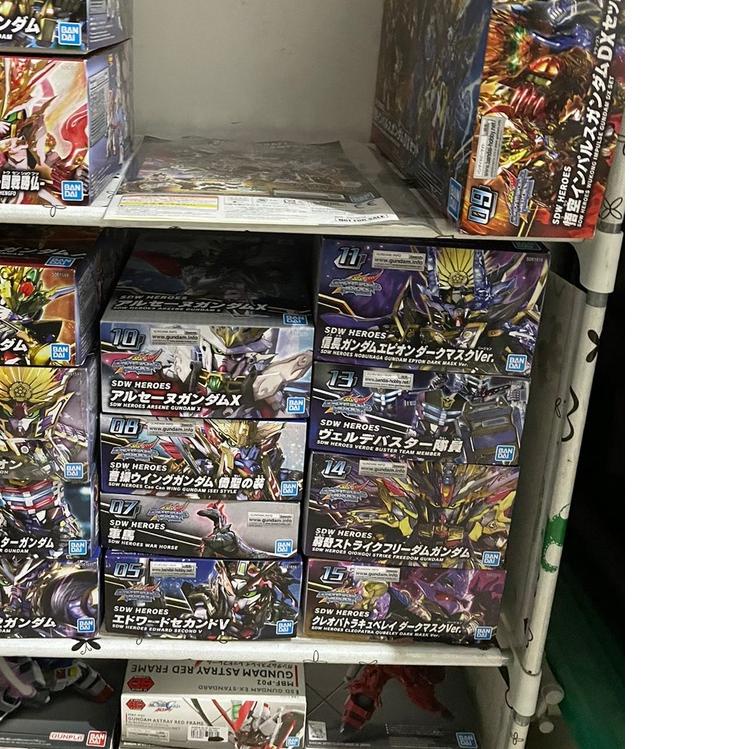 ✺ SD Sasuke Delta Gundam SDW Heroes 06 SDW Sasuke Bandai Ori World New Mainan Gundam Hadiah Ulang Ta