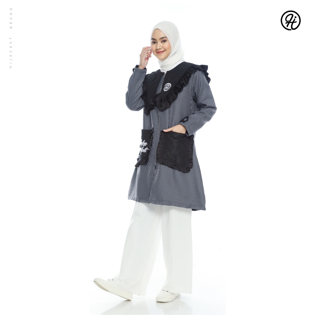 Baru ✅ Hijacket Vivianna - Jaket Wanita Muslimah Original For Hijaber Syari | Jaket Panjang Wanita