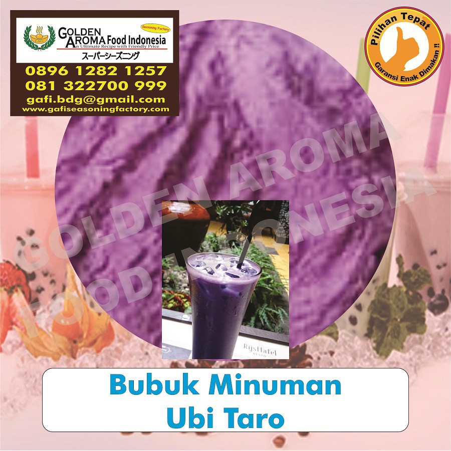 Jual Bubuk Minuman Taro 1 Kg Ubi Taro Drinking Powder Enak Murah Halal