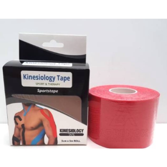 KINESIO TAPE + BOX  5 cm x 5 meter KINESIOLOGY TAPING PLUS BOX  5cm x 5m MURAH Olaharaga Sport Original