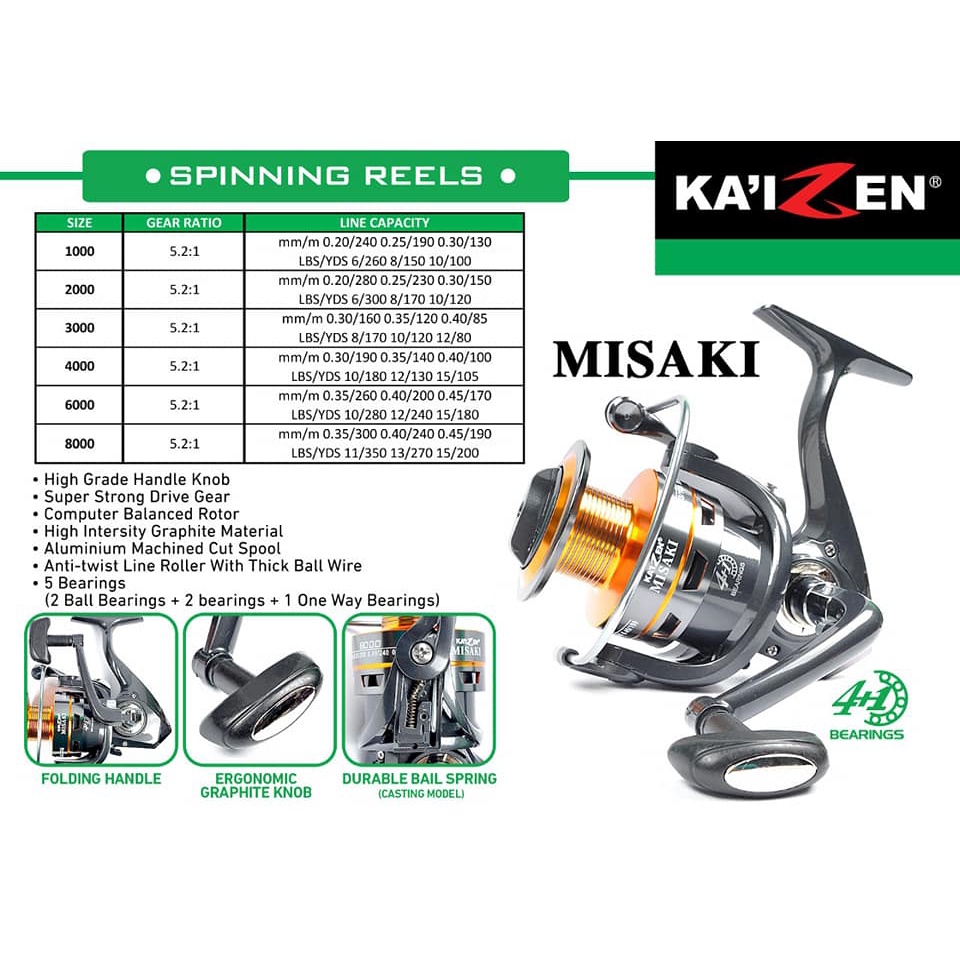 Reel SPINNING KAIZEN MISAKI