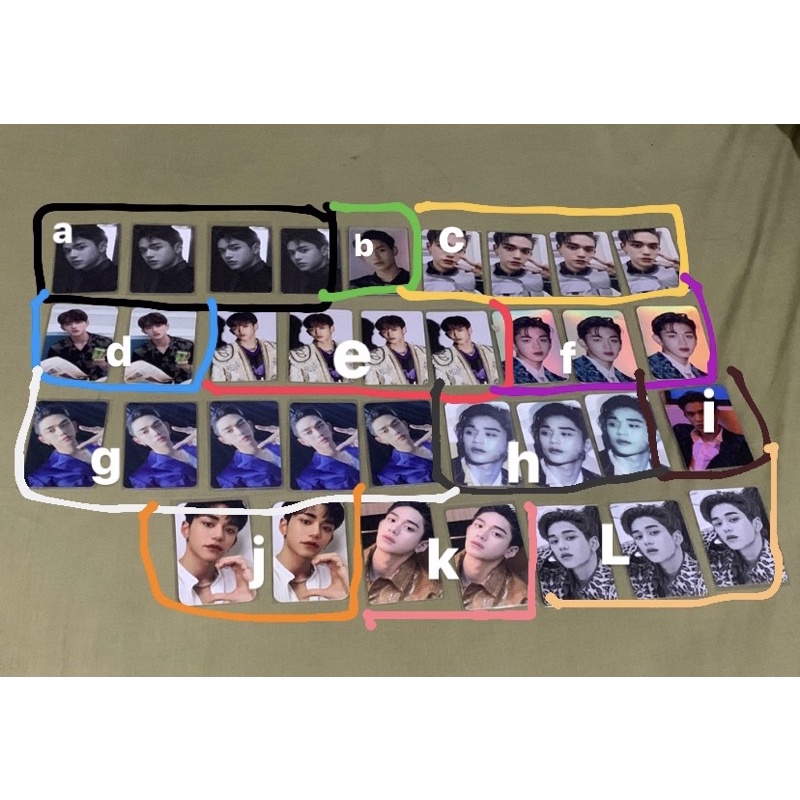 aab lucas pc photocard bnw macan popup pop up toff take off holtak holo superm super m wayv nct kolb