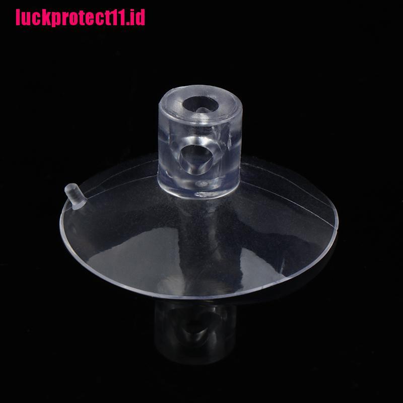 (LUCK11) 1pc Klip Suction Cup Transparan Bahan Plastik