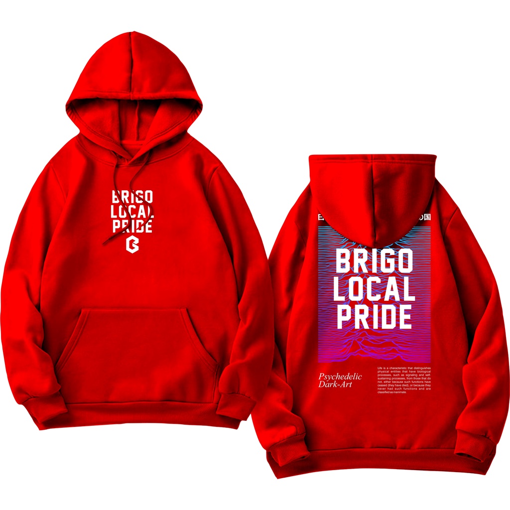 BRIGO  Jumper Hoodie PSYCHEDELIC DARK ART   II Sweater Hoodie BRIGO Sablon DTF Fleece Cotton M-XXL (Pria &amp; Wanita) Free stiker&amp;Gantungan Kunci