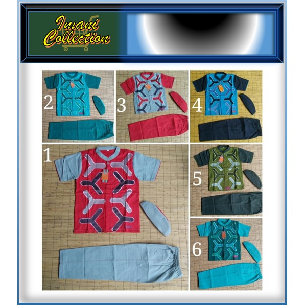 KOKO ANAK KATUN CIGARETTE RING MERK ANNAS 1-12 tahun - Merah Salem