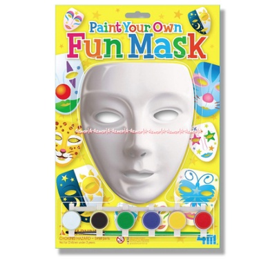 4M Paint Your Own Mask Mainan Kreasi Menghias Topeng Melukis mewarnai Topeng Untuk Anak Kreatifitas