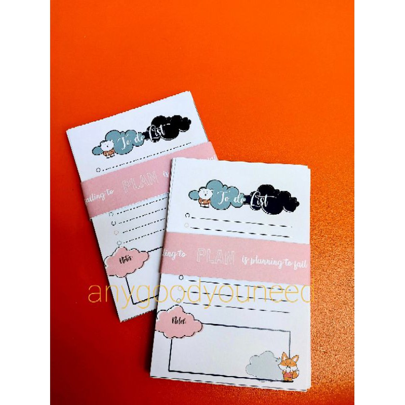 

To Do List Memo Pad Korea Lucu