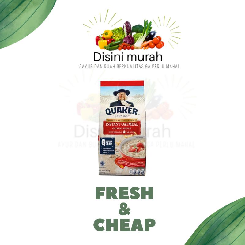 

quaker oatmeal instant 800gr
