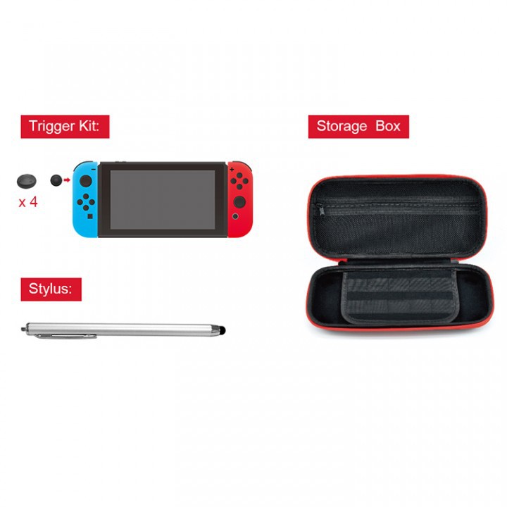 618 DOBE TNS-19286 - 6 in 1 Protective Pack for Nintendo Switch