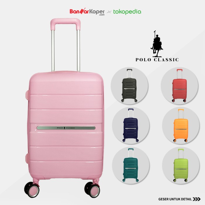 Koper - Tas Koper Polo Classic 10099 Koper 24 Inch Hardcase Anti Pecah