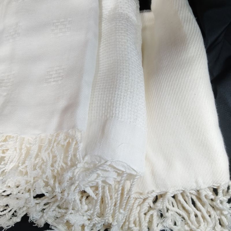 SELENDANG TENUN ATBM POLOS/ PASMINA TENUN ATBM POLOS