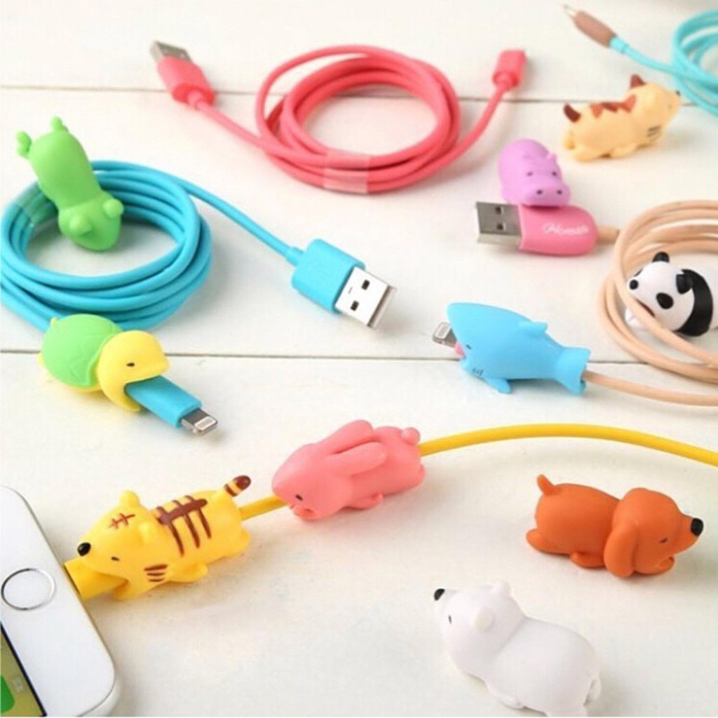 Kabel Bite Animal Cable Bite Motif Animal / Penggigit Kabel / Pengaman Kabel / Pelindung Kabel