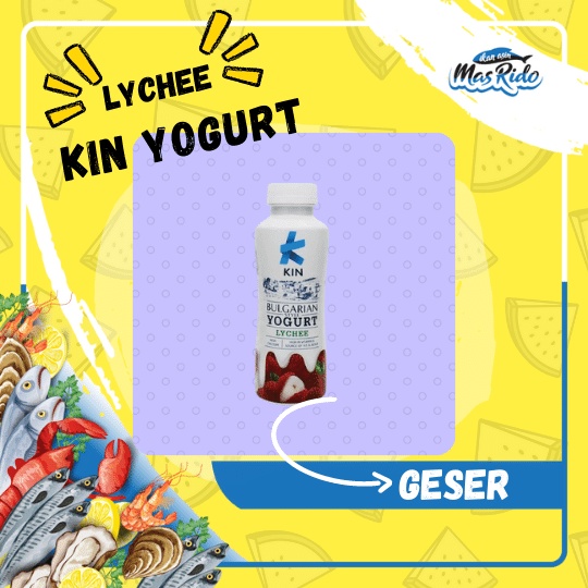 

Kin Bulgarian Style Yogurt Lychee Yogurt Segar Fresh Rasa Leci