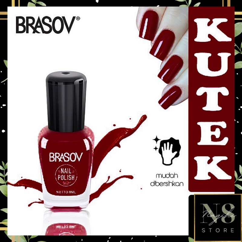 ✨NAGIHI✨ BRASOV KUTEK CAT KUKU ORIGINAL BPOM/ NAIL POLISH NUDE COLOR/ KUTEK KOREA