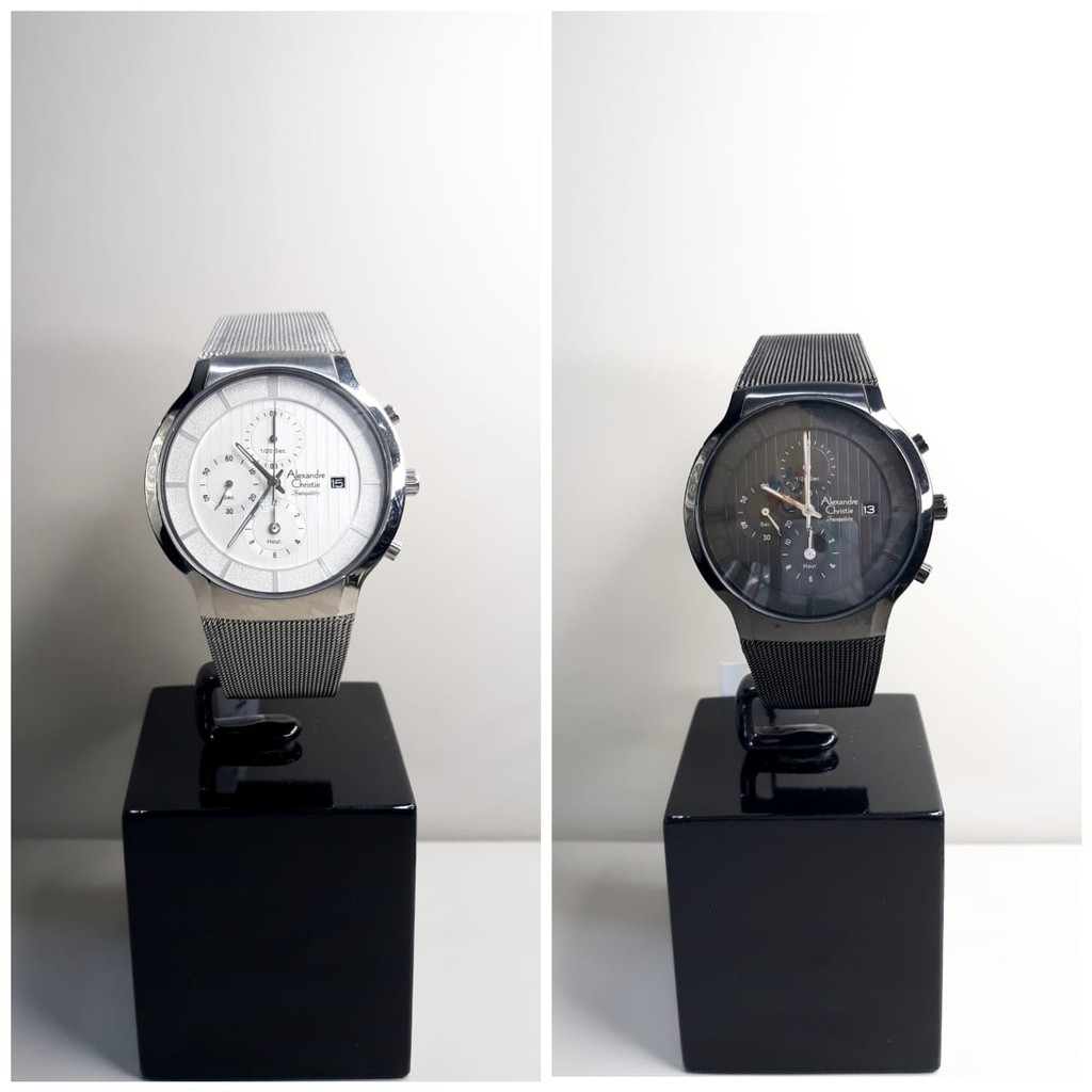 JAM TANGAN PRIA ALEXANDRE CHRISTIE 6245 AC6245 STAINLESS STEEL ORIGINAL GARANSI FREE BATERAI
