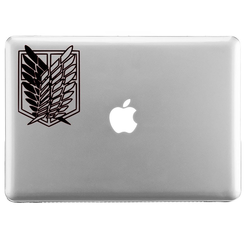 Stiker Laptop Attack on Titan Shingeki no Kyojin Sticker Scout Legion Logo 01