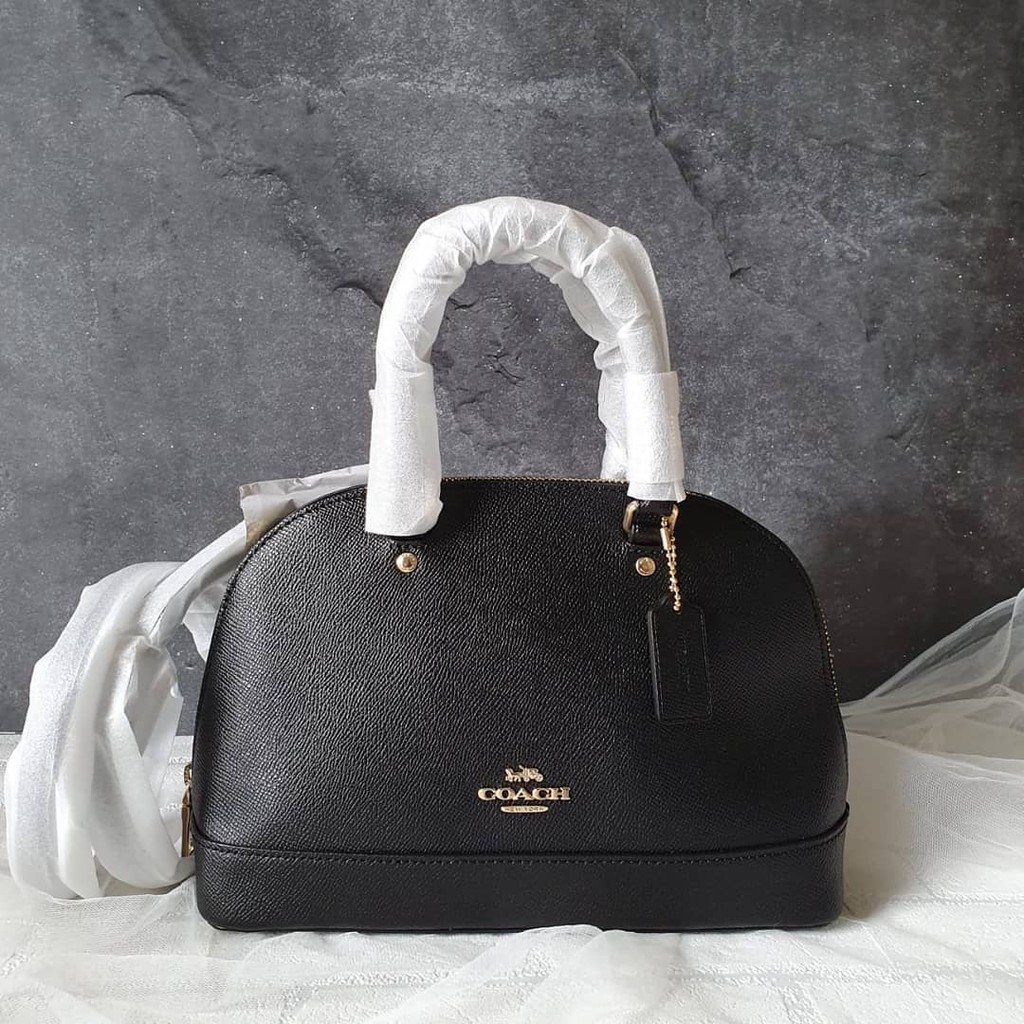 Coach Mini Sierra Satchel Full Black - ORIGINAL 100%
