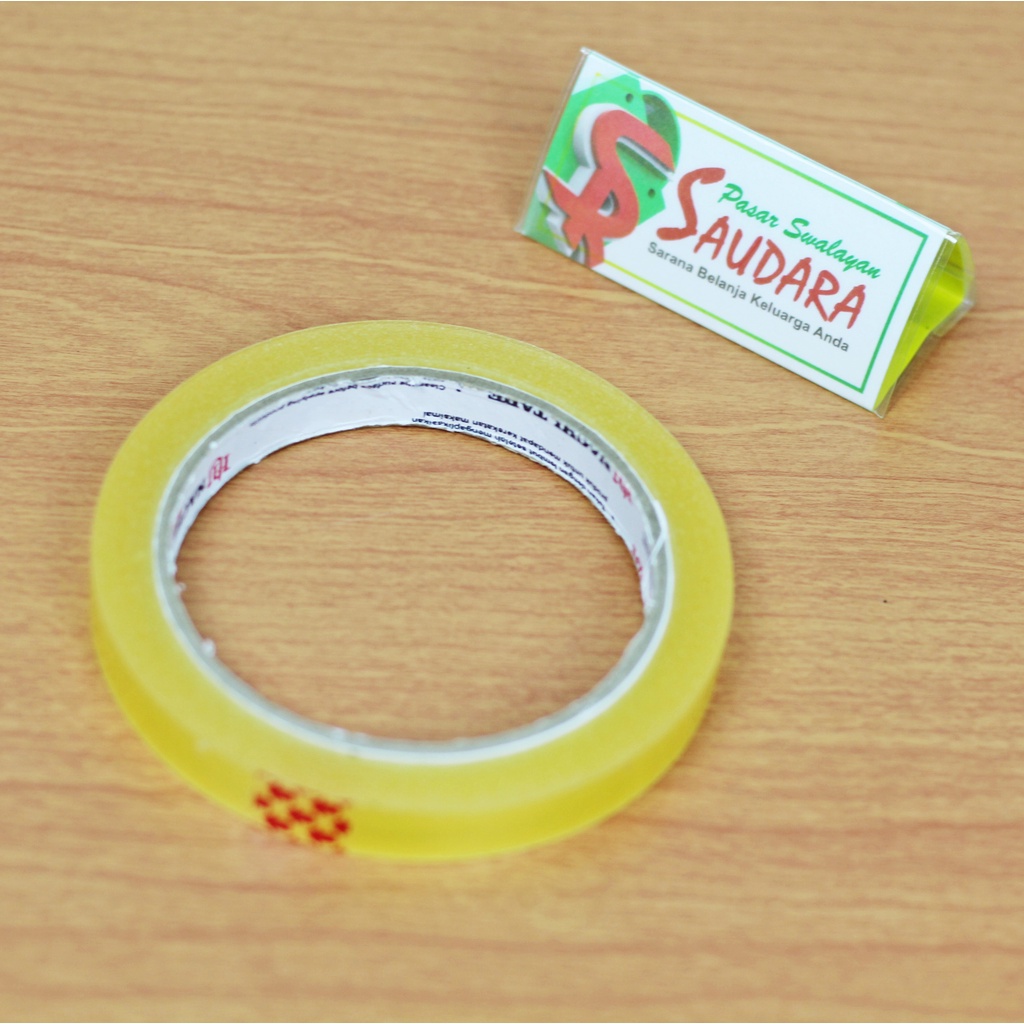 

Double Tape Solatip Nachi 1/2 x 27 inch - Solasi Bolak Balik - Isolasi Double Tape Plakban