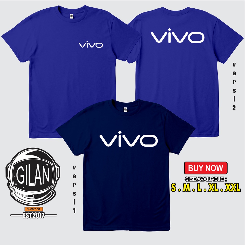 Kaos Baju Vivo Smartphone Logo Gadget - GILAN CLOTH