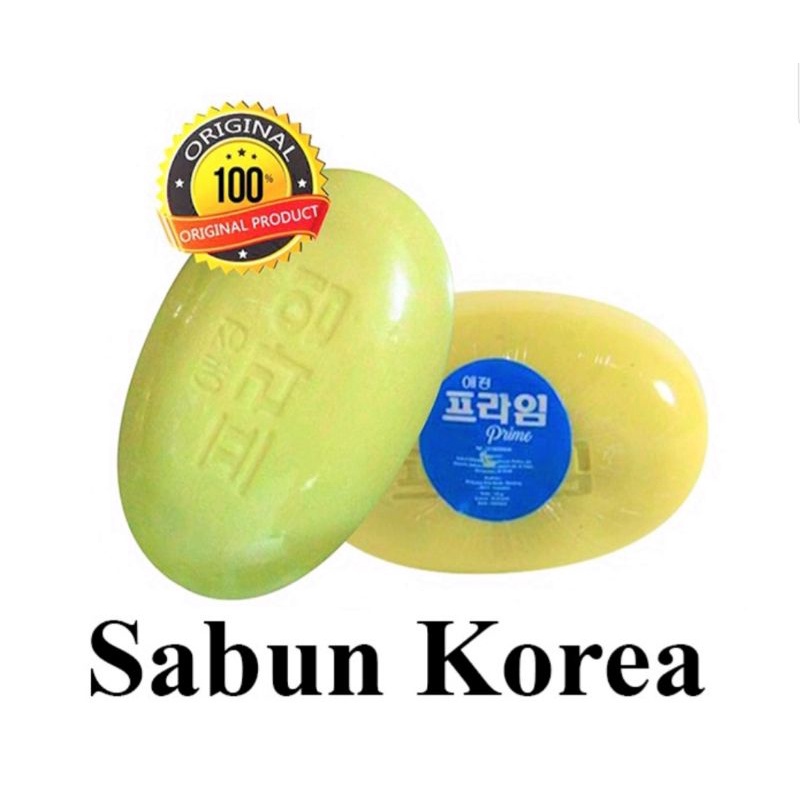 Sabun Korea Kuning 100% Original BPOM - Sabun Pemutih Kulit Badan dan Wajah Glowing