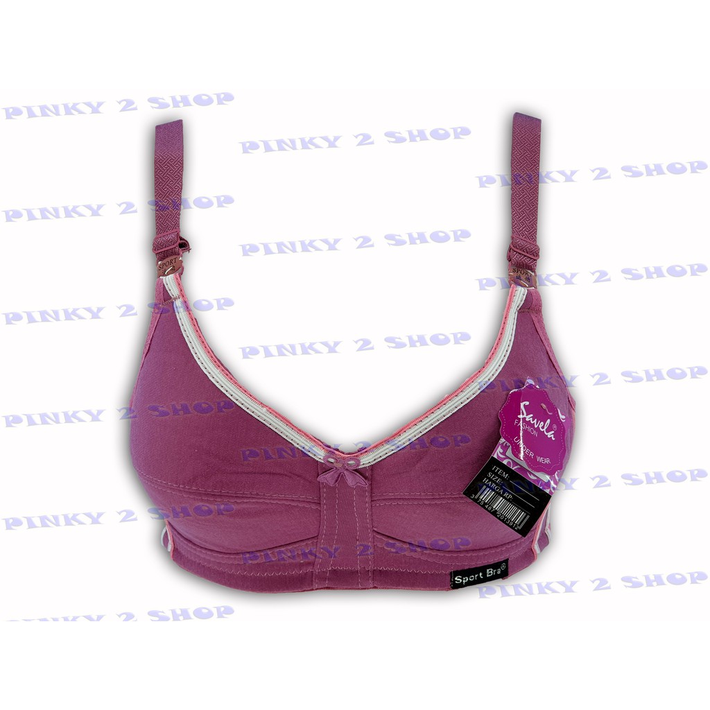 SPORT BRA LIST TANPA KAWAT SIZE 34-38