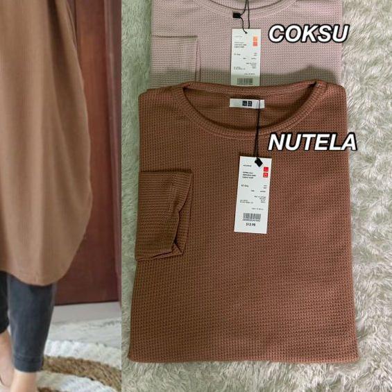 Simple Tunik|Waffle Uniqlo|Basic Tunik