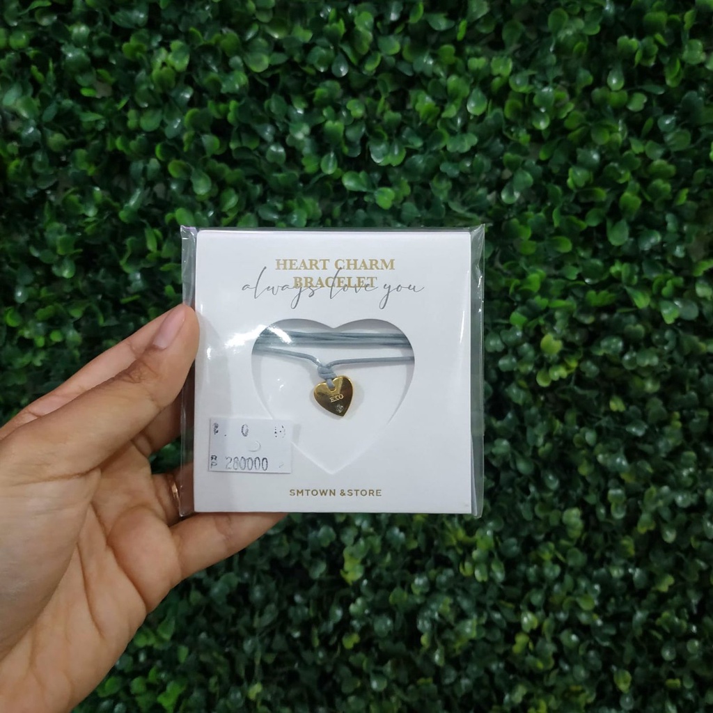 ( OFFICIAL ) EXO HEART CHARM BRACELET