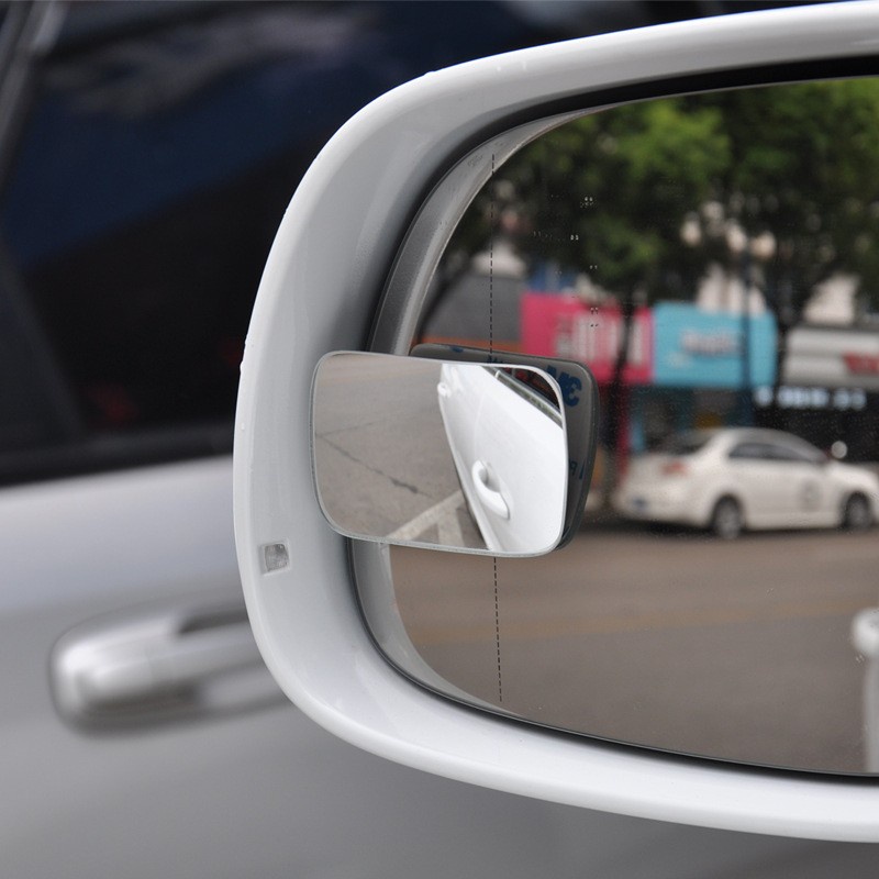 Car Mirror Blind Spot Auxiliary Mirror,Rear View Convex Wide Angle Parking Reversing Rearview Rimless Mirrors