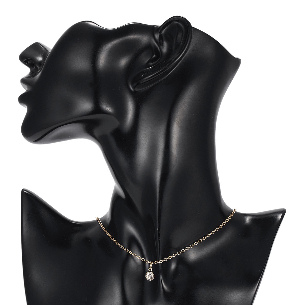 Hu Hu Hu Hu Hu Alat Bantu Pasang Kacamata♡ Kalung Dengan Liontin Bentuk Bintang Aksen Berlian Imitasi Untuk Wanita