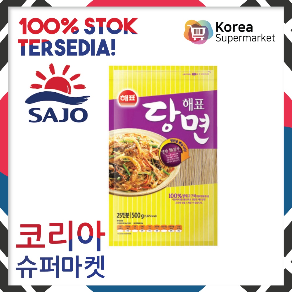 

Sajo Soun Korea / Dangmyeon / Korean Vermicelli 500g bahan japchae