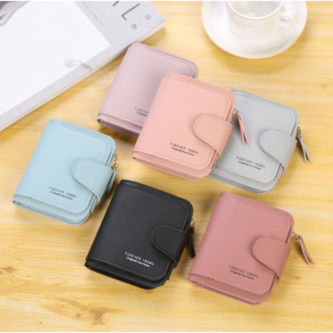 Dompet Lipat Wanita uk. Kecil banyak kompartmen 100% PREMIUM