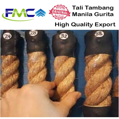 Tali Tambang Besar 38mm 40mm Permeter Tali Tampar Tali Manila Tali Goni Tali Dadung Tali Coklat Tali Kapal Tali Jumbo Outbond Tali Proyek